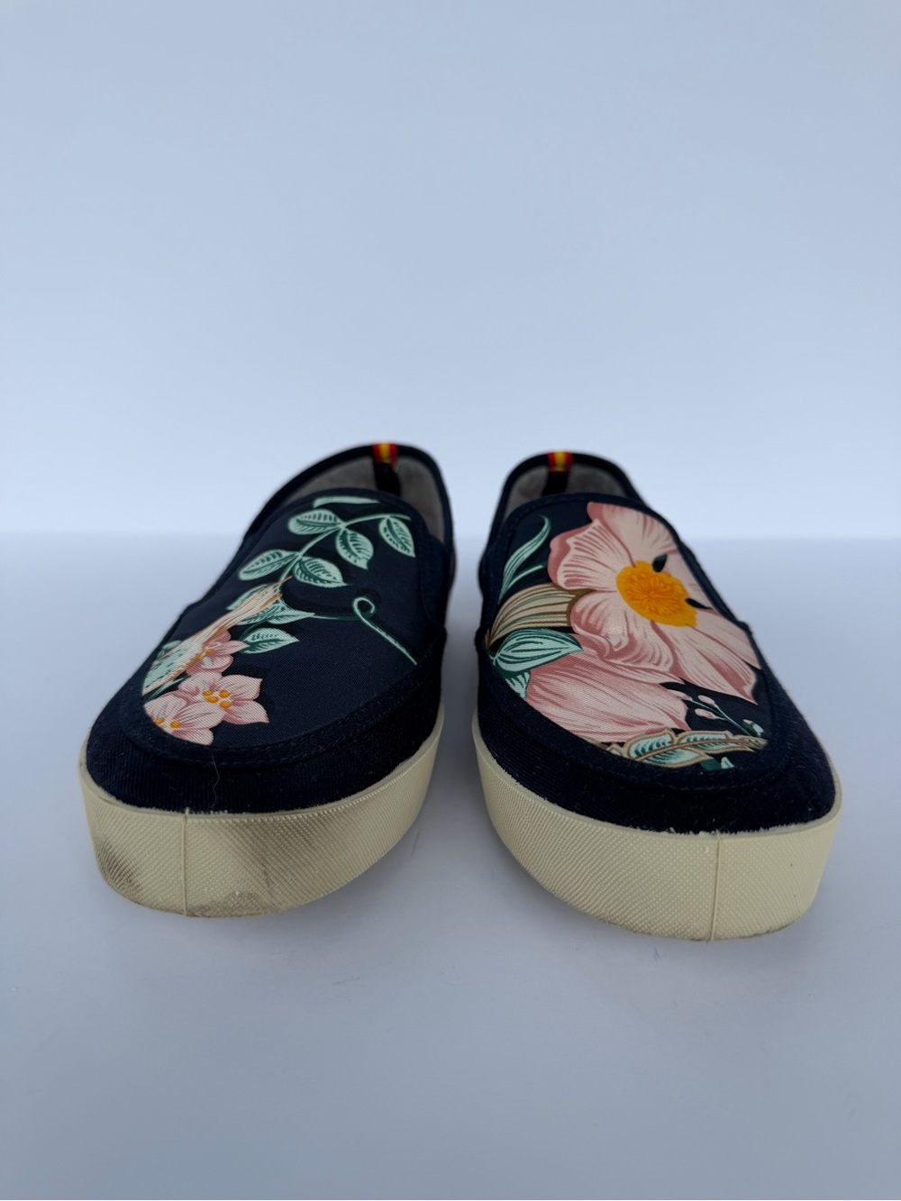 Respoké Navy Floral Slip-On Mules - Picture 2 of 6